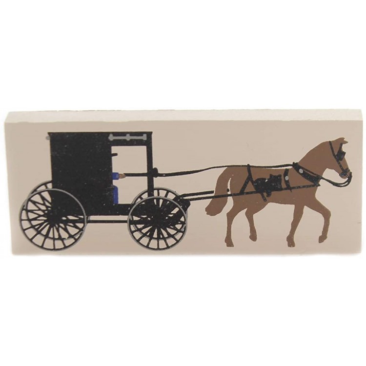 Cats Meow Village Amish Buggy 1.5 Wood Accessory Horse Buggy Retired Holiday Collectible Buildings 168 - BN88SCWZ2