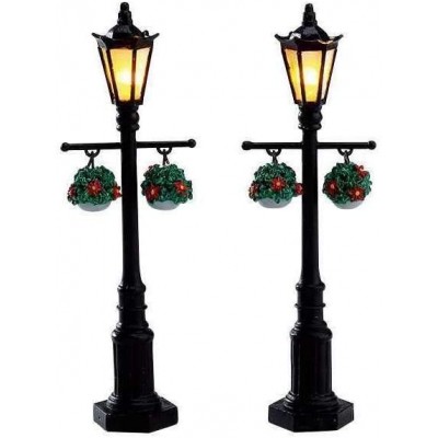 Lemax Village Collection Accessory Old English Lamp Post Set of 2 #74231 - BNVE24WY6