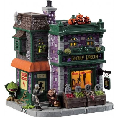 Lemax Village Collection Ghouly Grocer #95458 - B3547DUI4