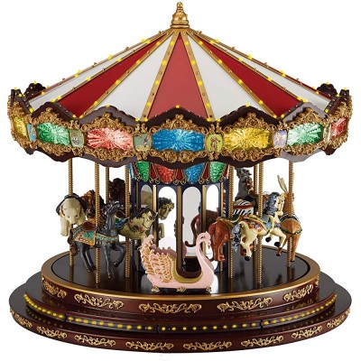 Mr. Christmas Marquee Deluxe Carousel One Size Multicolor - B7LVS85CV
