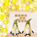 2pcs Summer Bee Gnome Handmade Gnome Faceless Plush Doll Gift for Girl Room Decor and Indoor Spring Decor - BYPCG2X4N