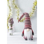 Funoasis Holiday Gnome Handmade Swedish Tomte Christmas Elf Decoration Ornaments Thanks Giving Day Gifts Swedish Gnomes tomte Red Stripe 19 Inches - B7ZEGWXKV