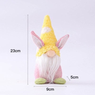 Gnomes Decor Easter Tomte Spring Gnomes Easter Decorations Gnome Decorations for Home Easter Decor Gnome Ornament by Lonurya Easter Bunny Gnome - BH9257GKW