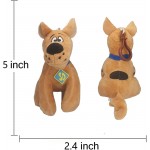 Scooby-Doo Plush 5-Inch Brown Cartoon Animal Doll for Room Sofa and Other Interior Decoration - B6X45K0L0