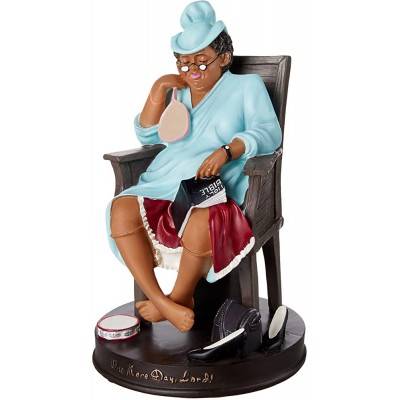 African American Expressions One More Day Lord Figurine 5.25" x 5.25" x 7.5" F1MD-01 - BIVGIHK0O
