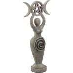 Ebros Abstract Neopagan Shaman Spiral Goddess Statue Lunar Triple Goddess Wicca Symbol Feminine Movement Figurine - BCZSSH6NJ