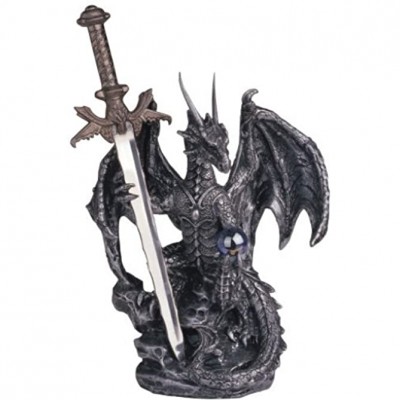 George S. Chen Imports SS-G-71329 Dragon Sword Collectible Fantasy Decoration Figurine - BU6Y7H1Z2