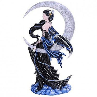 Pacific Giftware PT Nene Thomas Fantasy Art Collection Solace Black Moon Fairy Resin Collectible Figurine - B00FY1HH4