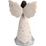 Pavilion Gift Company Elements 82328 Angel Figurine Holding Butterflies Best Things In Life 8-Inch White - BDX3GNH37