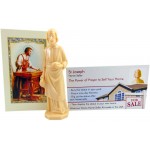 St Joseph Statue for Selling Homes with Instruction Card and Novena Prayer Complete Kit - BGGKMUK0I