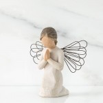 Willow Tree Angel of Prayer Sculpted Hand-Painted Figure - BJYU1T7U7