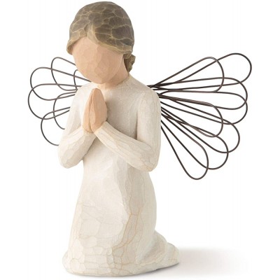 Willow Tree Angel of Prayer Sculpted Hand-Painted Figure - BSKUIEO3A