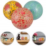 BESPORTBLE 3pcs Ceramic Balls Porcelain Balls Decorative Floating Ball Table Centerpiece Decoration for Home Office Christmas Housewarming Gift Colorful - BSW2CZA6C