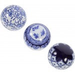 BESPORTBLE 3pcs Ceramics Balls Decorative Porcelain Ball Set Desktop Decoration for Home Office Housewarming GiftRandom Style - BEZWJI3NE