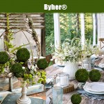 Byher Natural Green Moss Decorative Ball,Handmade 3.5-Set of 6 - BYCXJRXQC