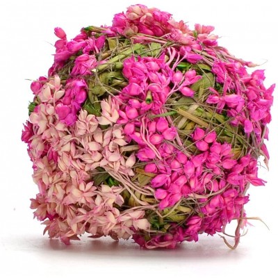 Byher Natural Preserved Moss Hanging Ball Vase Bowl Filler for Garden Wedding Party Decoration 3.5"6 Pack Pink - BHHL03U3O