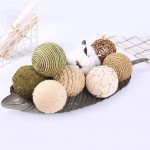 CIR OASES 9pcs 3.5Inch Fall Decorative Ball Orb Rattan Ball Rattan Woven Orbs Spherical Bowl and Vase Filler for Home Party Wedding Display Decor Props - B01AI81OU