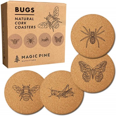 Bug Coasters Set of 4 - BUWKHHY2A