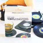Funny Retro Vinyl Record Coasters for Drinks with Vinyl Record Player Holder for Music Lovers,Set of 6 Conversation Piece Sayings Drink Coaster,Housewarming Hostess Gifts Wedding Registry Gift Ideas - BL3JH6VGC