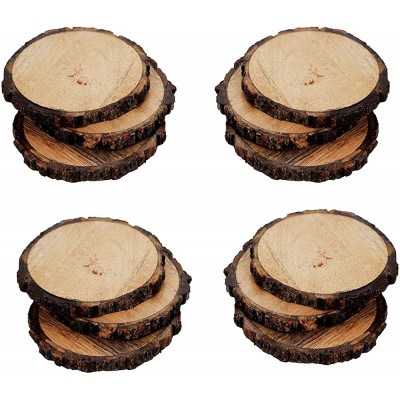 Table Coasters Wooden Coaster Drink Coasters for Tabletop Protection Outdoor Coasters Coffee Table Coasters Set of 12 Cup Mat Rectangular Drink Hot Pads Mats Set Natural - BWW5O9F2U