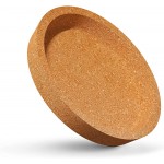 ZESPROKA Set of 6 Cork Coasters for Drinks 4 Inches - BGEZQMCL7