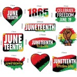 Happy Juneteenth Day Hanging Swirls Party Decorations Freedom Day Juneteenth Black Americans Independence 1865 Juneteenth Hanging Cutout for Black History Party Decorations - BK6R92O1E