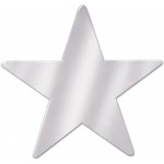 Silver and Gold Metallic Star Cutouts 3-1 2 Inches 24 of Each Color 48 Total Stars - B0TYWUPXR