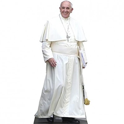 Wet Paint Printing + Design H48061 Pope Francis Standing Cardboard Cutout - BE7AKUSIW