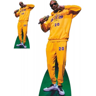 Wet Paint Printing + Design SP12079 Snoop Dogg Yellow Jumpsuit Cardboard Cutout - B77Q1025F