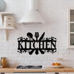 Kitchen Metal Sign Kitchen Signs Wall Decor Rustic Metal Kitchen Decor Sign Country Farmhouse Decoration for Mardi Gras Easter Your Home Kitchen or Dining Room 14 x 8.8 Inches Classic Style - BXVGUUHQ3