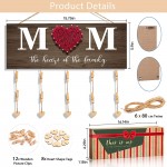 Mothers Day Gifts Gifts For Mom from Daughter Son Mom Gifts Gifts for Women Unique Birthday Gifts For Mom Grandma Mother-in-law Photo Holder New Mom Gifts for Women Picture Frame Wall Decor - B31906W59