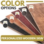 Personalized Wedding Sign Custom Wood Family Established Sign w Names & Dates 15'' X 6'' 9 Designs W 5 Wood Colors Wedding Plaque for Ceremony Bridal Shower Wooden Engraved Sign - BETE4TVS2