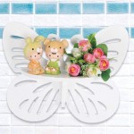 Fdit Storage Rack Butterfly Shape Storage Rack Wall Shelf Rural Style Home Decoration - BY4AAO31L