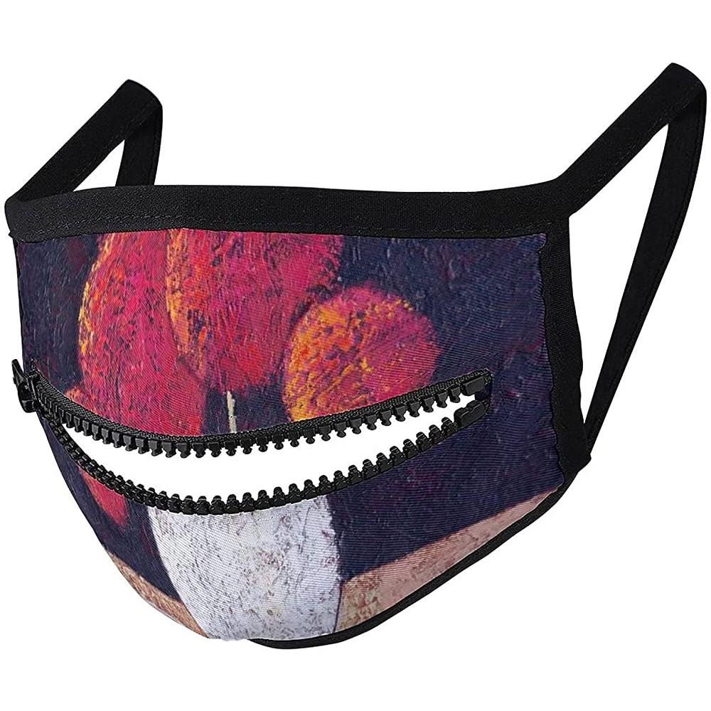 funny Mask with A Zipper Custom Decorative Art Board - BRTUT59QX