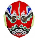KESYOO 6pcs Chinese Opera Masks Peking Opera Mask Wall Sculpture Performance Cosplay Props Flocking Face Cover Decor for Halloween Party Home - BDPT1T3RP