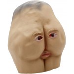 LUCKFY Funny Face Masks Adult Dance Horror Head Buns Party Decorating Funny Full Face Scary Mask Decorative Gift - BIE34FWI1