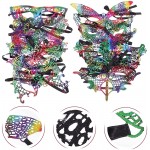Lurrose 13pcs Halloween Masquerade Masks Lace Cosplay Costume Dancing Party Colorful Decorative Eye Patch for Dress Ball Festival - BOMKNP5Z4