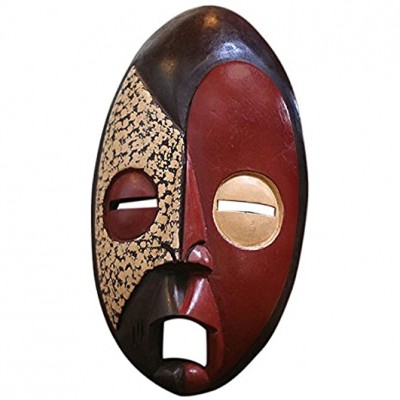 NOVICA Decorative Large Sese Wood Mask Multicolor Good Service' - B2NE62MFV