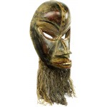 NOVICA Decorative Wood Ghanaian Mask Brown 'Dan' - BOIBYQG7Y