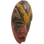 NOVICA Decorative Wood Mask Multicolor - BTGJN1KXC