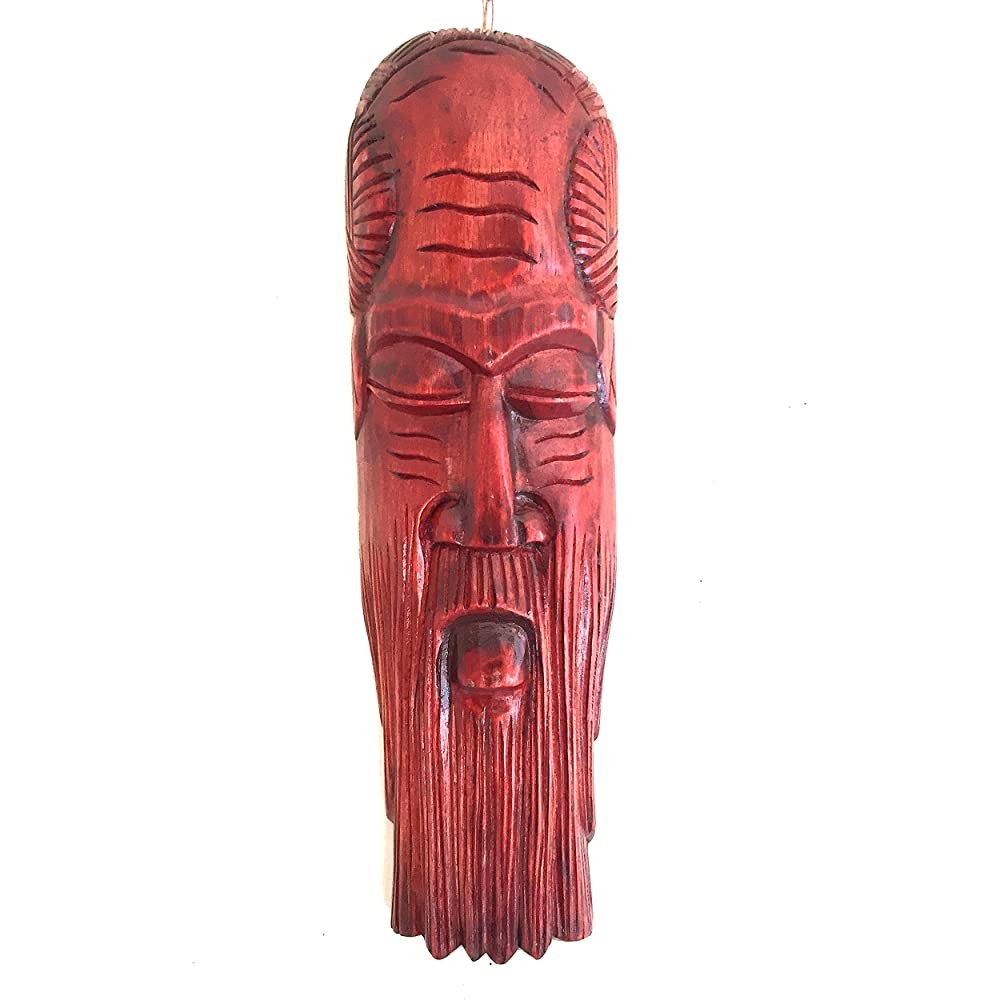 OMA African Mask Wise Man Blessing & Protection Wall Decor Large 20 Brand - B5QTTPUFS