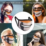 Personalise Mask with A Zipper Art Design Painting Abstract Art People Fabric Mask Cloth Sanitary Face Masks Health and house - BXOIMGY5U
