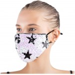vividen Bling Sequins Face Mask for Women Halloween Masquerade Party Decorative Sparkly Face Bandanas Washable Breathable Face Protection - BRWVU87RC