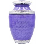 Extra Large Purple Companion Human Funeral Cremation Urn Personalized Double Urn for Two Adults - BN8PY2T6M