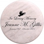 Innovatronix 1Piece Custom Personalized Large Real Marble Stone Urn for Adult Human Laser Engrave | Cremation Urn for Ashes | For Ground Burial & Home Memorial | 8.75 x 7.5 Inches | 11lbs 5kg - BK14RJVAC