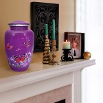Trupoint Memorials Mystic Butterfly Adult Urn for Human Ashes A Warm and Loving Final Resting Place for Your Loved one Lost with Velvet Bag - BBDX1BDXM