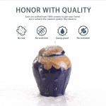 Yesand Ceramic Small Urns for Human Ashes Cremation Urns Mini Ashes Keepsake Decorative Urn Funeral Keepsake Memorial and Burial Ash Storage for Pet or Human - BX1AVU528